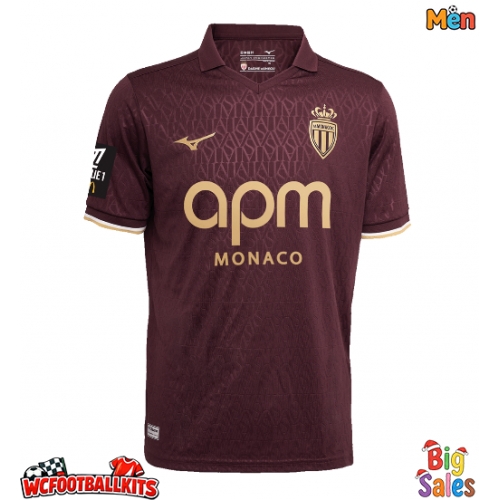 AS Monaco Folarin Balogun #9 Replica Away Stadium Shirt 2026-27 Short Sleeve